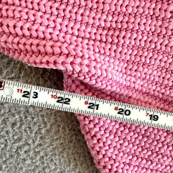 Zara Woman Pink Wrap Cardigan Sweater Chunky Ballet Blogger Fave - Picture 5 of 16